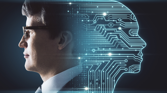 image of man and computer human form