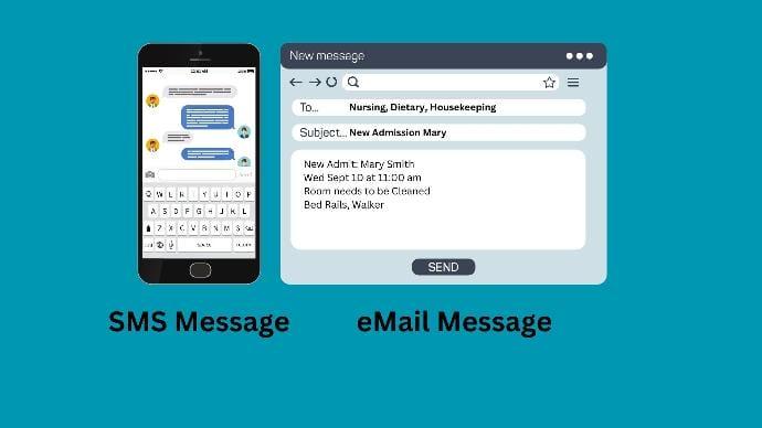 SMS & email messaging